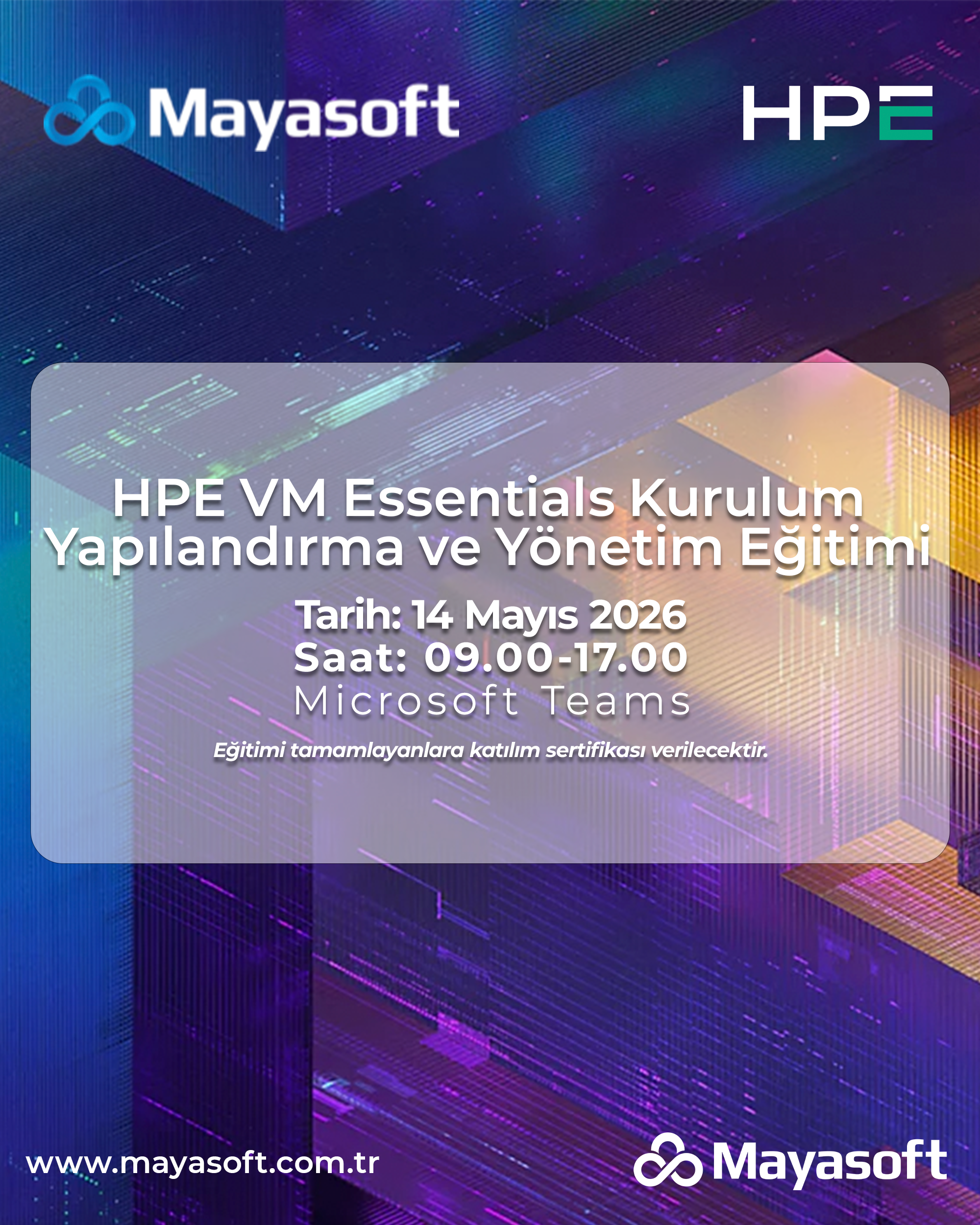 HPE VM Essentials Kurulum, Yapılandırma ve Yönetim Eğitimi